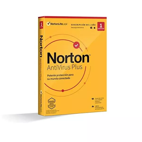 &divide; Norton antivirus plus 2gb portugues 1 user 1 device 12mo box