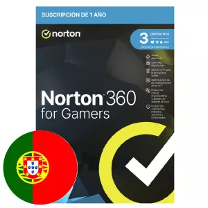 &divide; Norton 360 for gamers 50gb portugues 1 user 3 device 12mo box