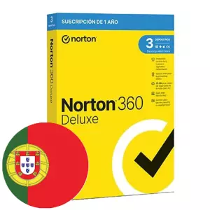 &divide; Norton 360 deluxe 25gb 1 user 3 device 1 year portugues box