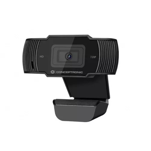 &divide; Webcam hd conceptronic amdis 1080p interpolado usb 3.6mm 30fps angulo vision 68? microfono integrado