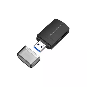 &divide; Card reader externo conceptronic bian06b usb 3.0 sd/sdhc/sdxc microsd/tflash