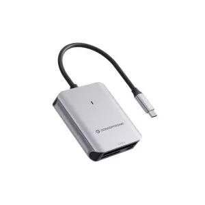 &divide; Card reader externo conceptronic bian09g usb-c sd/sdhc/sdxc microsd/tflash
