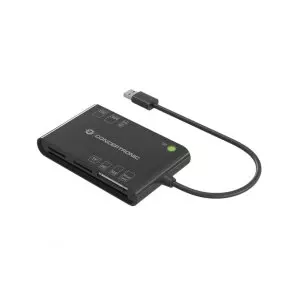 &divide; Card reader externo concentronic bian010b usb-c y usb-a sd, sdhc, sdxc, micro sd, mmc,ms, cf, xd