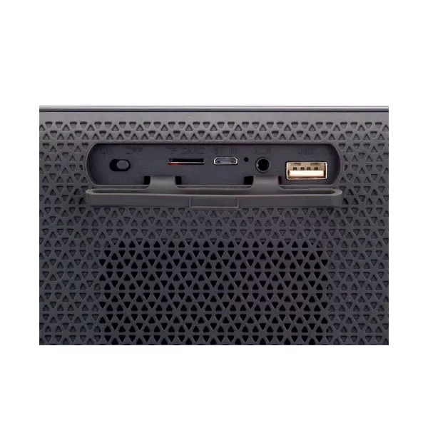&divide; Altavoz bluetooth portable conceptronic brone microsd puerto usb radio fm color negro