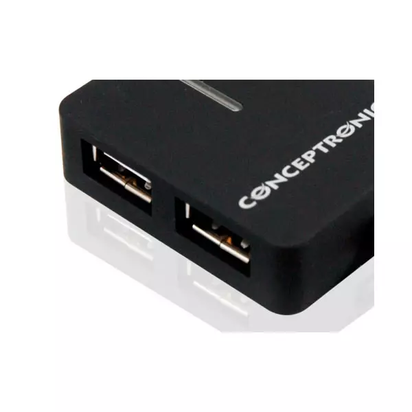 &divide; Hub usb 2.0 conceptronic c4pusb2_v3 a 4xusb-a 2.0 mini hub pocket c05-129