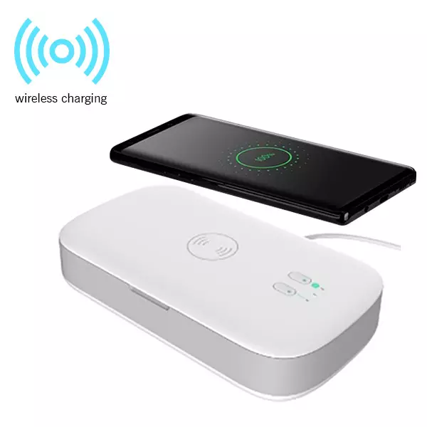 &divide; Caja uv esterilizadora cargador wireless 10w conceptronic ciro