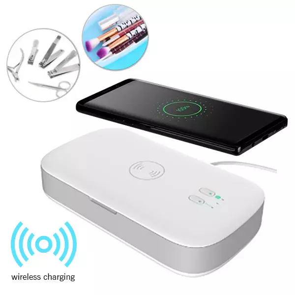 &divide; Caja uv esterilizadora cargador wireless 10w conceptronic ciro