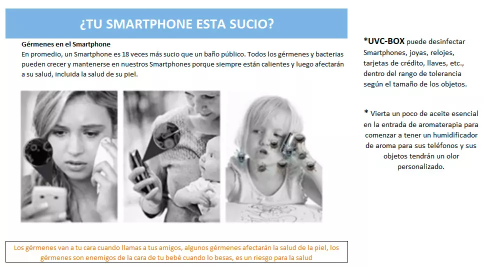 &divide; Caja uv esterilizadora cargador wireless 10w conceptronic ciro