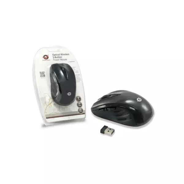 &divide; Mouse conceptronic wireless 5btrvwl optico 2.4ghz dise?o travel 5 botones c08-269