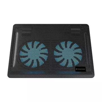 &divide; Base de refrigeracion para portatiles conceptronic 2 ventiladores 125mm hasta 15.6"