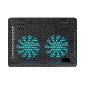 &divide; Base de refrigeracion para portatiles conceptronic 2 ventiladores 125mm hasta 15.6"