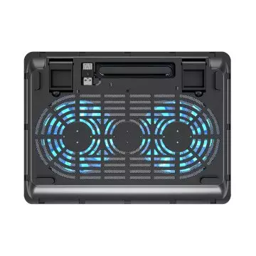 &divide; Base de refrigeracion para portatiles conceptronic 2 ventiladores 125mm hasta 15.6"