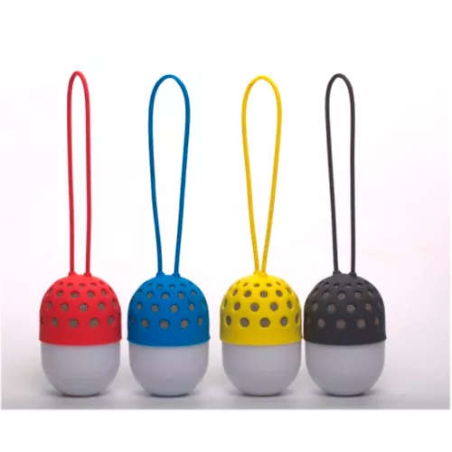 &divide; Altavoz bluetooth portable conceptronic con luz led cspkbtwphly color amarillo