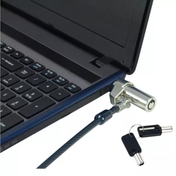 &divide; Cable de seguridad conceptronic custodio02bs por llave 1.8m