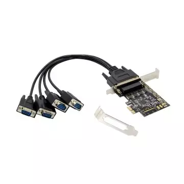 &divide; Controladora pcie conceptronic 4 puertos serie compatible low profile