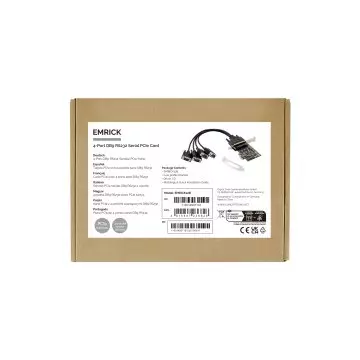 &divide; Controladora pcie conceptronic 4 puertos serie compatible low profile