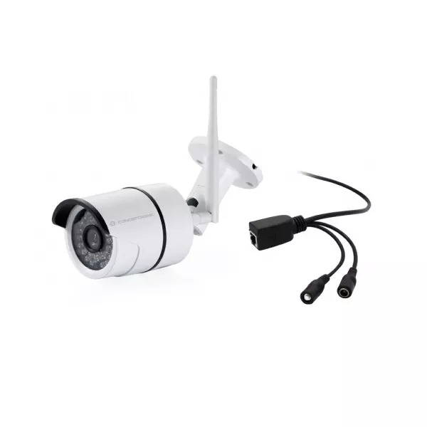 &divide; Camara ip conceptronic jareth03w 1080p instalacion por codigo qr led exterior / interior wifi cloud