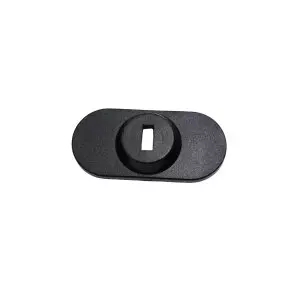 &divide; Placa de seguridad adhesiva 3m conceptronic lba02 con ranura para cable de seguridad (3x7mm) negro