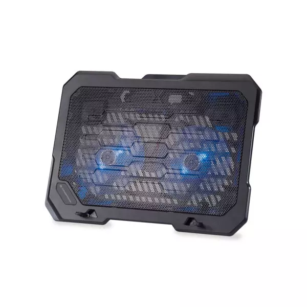 &divide; Base de refrigeracion para portatiles conceptronic 2 ventiladores 125mm hasta 15.6"