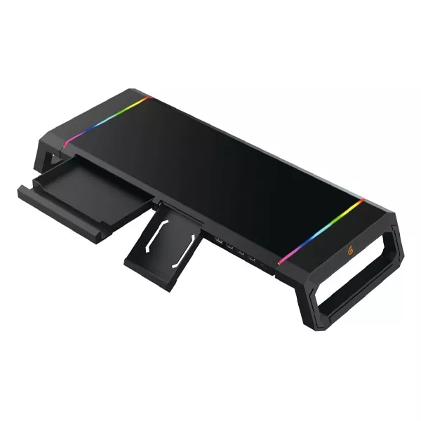 &divide; Stand de sobremesa para 1 pantallas conceptronic para 1 pantalla elevador gaming ergonomico hub usb
