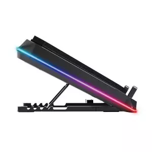&divide; Base de refrigeracion para portatiles gaming conceptronic thyia03b hasta 19" ventilador turbo rgb