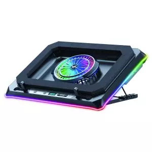 &divide; Base de refrigeracion para portatiles gaming conceptronic thyia04b hasta 19"  ventilador luz rgb