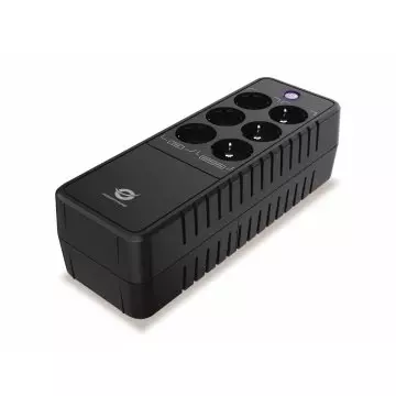 &divide; Sai 850va conceptronic 490w oficina 3 tomas enchufe proteccion tension  y 3 tomas sin bateria