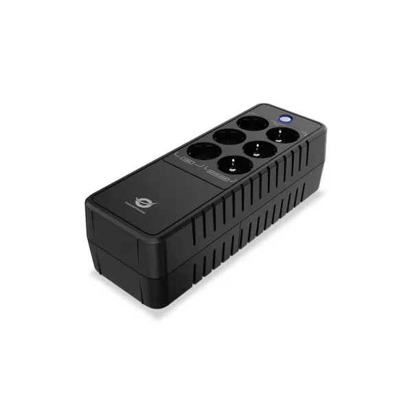 &divide; Sai 600va conceptronic 360w oficina 6 tomas enchufe proteccion puerto lan modem