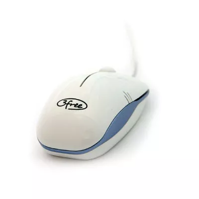 &divide; Mouse 3free mcm101/wb dise?o blanco azul