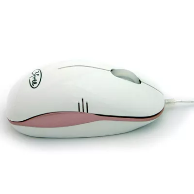 &divide; Mouse 3free mcm101/wp dise?o blanco rosa