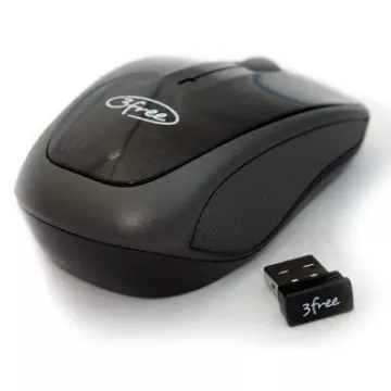 &divide; Mouse 3free wireless mcw401 receptor nano negro