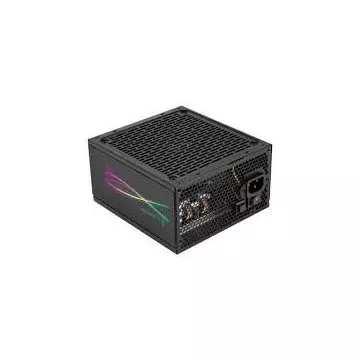 &divide; Fuente de alimentacion modular aerocool 550w lux pro certificado 80+ bronze apfc vent. 14cm rgb