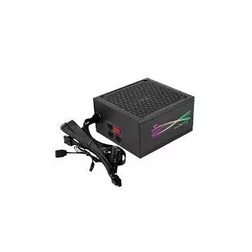 &divide; Fuente de alimentacion modular aerocool 750w lux pro certificado 80+ bronze apfc vent. 14cm rgb