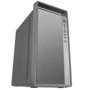 &divide; Caja microatx tacens 2fortisii negra frontal mesh gpu 235mm asa de transporte