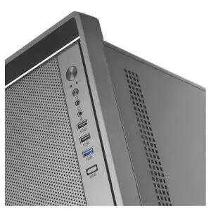 &divide; Caja microatx tacens 2fortisii negra frontal mesh gpu 235mm asa de transporte