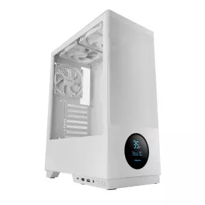 &divide; Caja atx 2sagitta20 gpu max 332mm 1x3.5 2x2.5 blanco pantalla digital edicion 20 aniv
