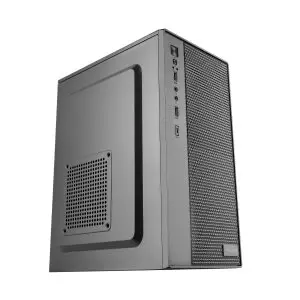 &divide; Caja micro atx tacens anima ac7500 con fuente 500w frontal 3d disipador max 140mm gpu max 250mm negr