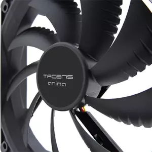 &divide; Ventilador interno tacens anima af12x2 12x12 14db fluxus bearing air-guide bajo ruido pack 2 negro