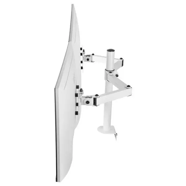 &divide; Soporte de mesa mars gaming marm2w para 2 pantalas de 13" a 27" max 8kg 75x75 y 100x100 color blanco