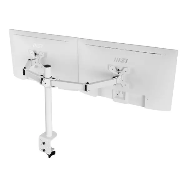 &divide; Soporte de mesa mars gaming marm2w para 2 pantalas de 13" a 27" max 8kg 75x75 y 100x100 color blanco