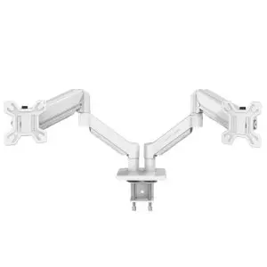&divide; Soporte de mesa gas mars gaming marmpro2 2 pantallas 13" a 27" max 10kg vesa 75x75 100x100 blanco