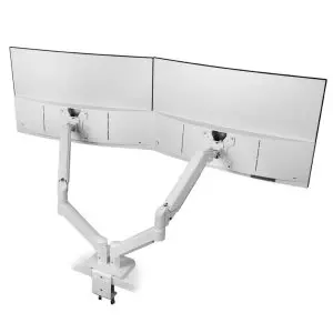 &divide; Soporte de mesa gas mars gaming marmpro2 2 pantallas 13" a 27" max 10kg vesa 75x75 100x100 blanco
