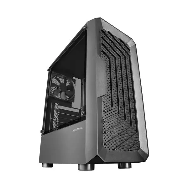 &divide; Caja atx mars gaming mc-2000 black frontal mesh ventana lateral camara dual sin fue