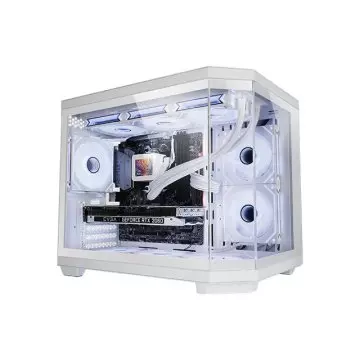 &divide; Caja microatx gaming mars gaming mc3tcoremw triple cristal templado gpu 415mm 2x3.5 3x2.5 blanco