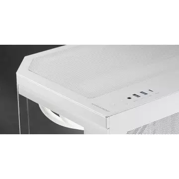 &divide; Caja microatx gaming mars gaming mc3tcoremw triple cristal templado gpu 415mm 2x3.5 3x2.5 blanco