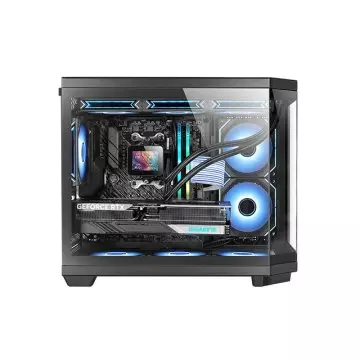 &divide; Caja microatx gaming mars gaming mc3tcorem triple cristal templado gpu 415mm 2x3.5 3x2.5 negro