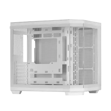 &divide; Caja atx semitorre gaming mars gaming mc3tcore color blanco 3 paneles de cristal templado doble cama
