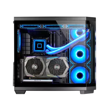 &divide; Caja atx semitorre gaming mars gaming mc3tcore color negro 3 paneles de cristal templado doble camar