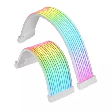 &divide; Extensor de cable argb mars gaming mca-24x 24pin silicona flexible