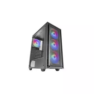 &divide; Caja atx gaming mars gaming mcair frontal negro de malla 4x120mm rainbow